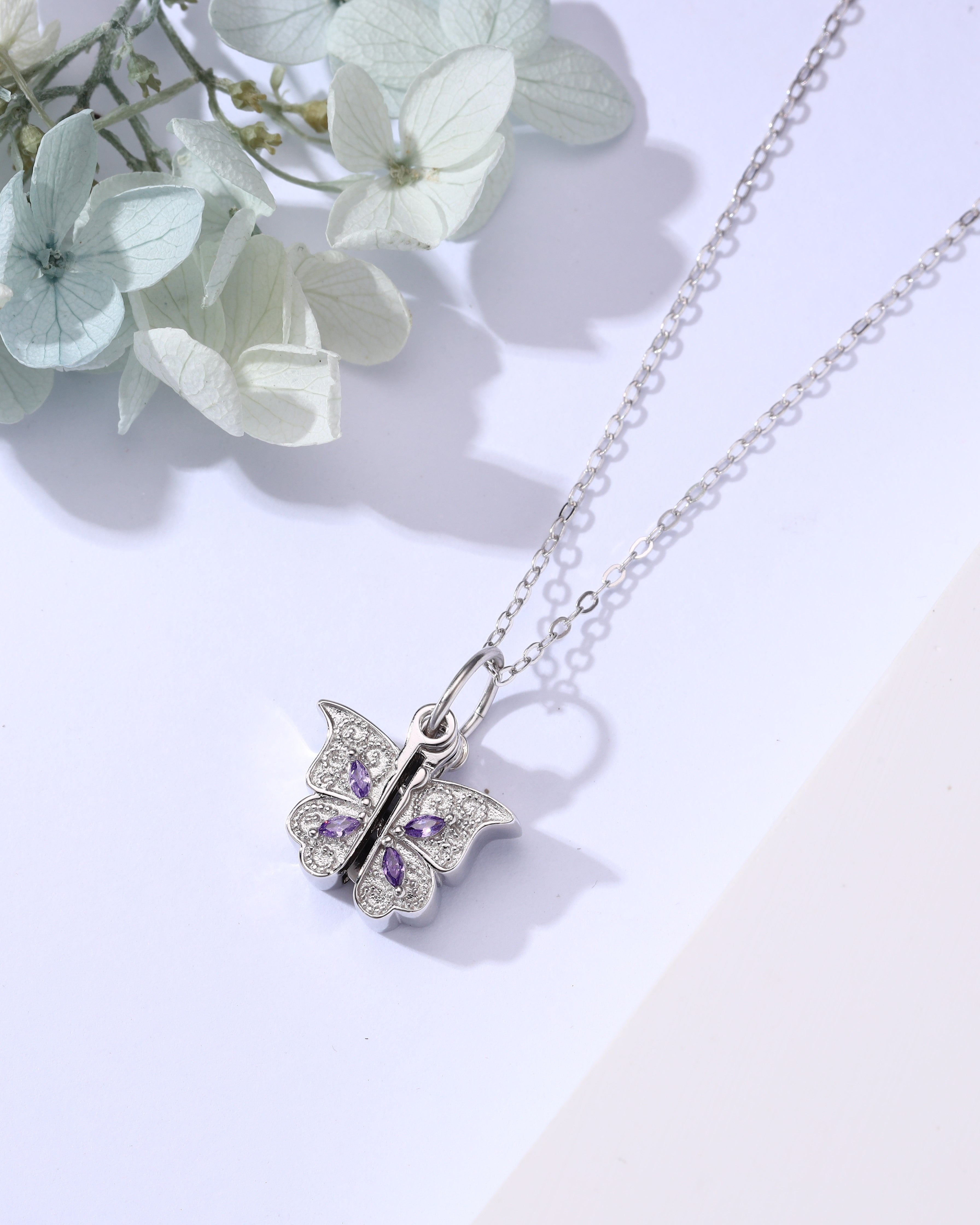 Whispering Love: Butterfly Charm Chain