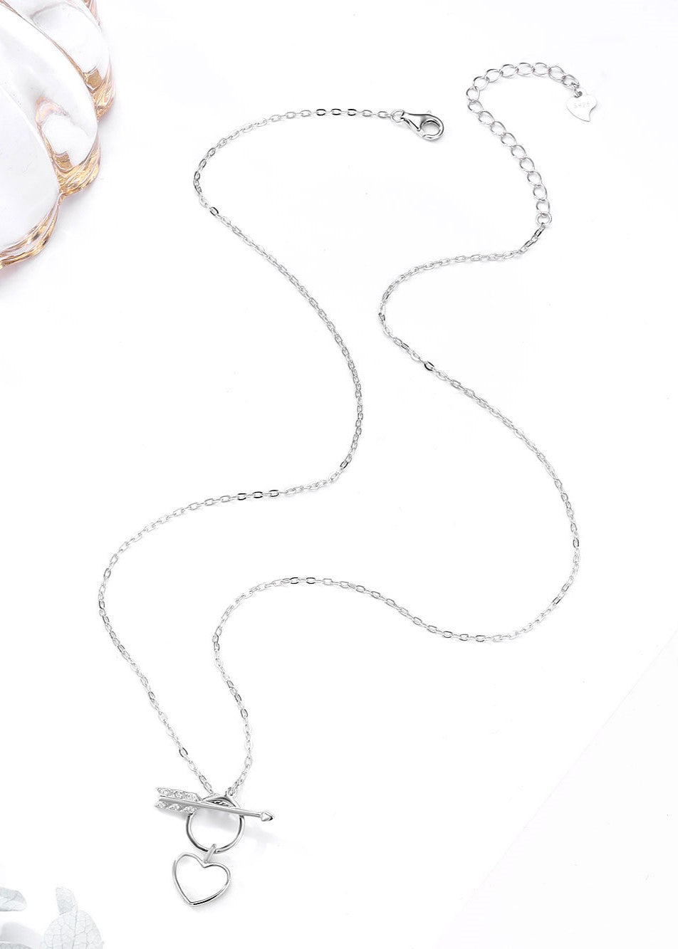 Eternal Love: Heart & Arrow Charm Chain