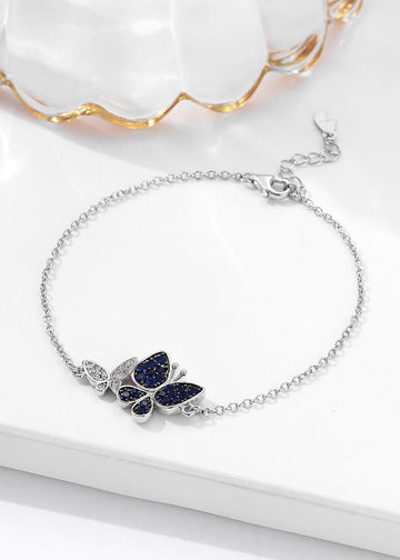 Blue Aura Statement Bracelet