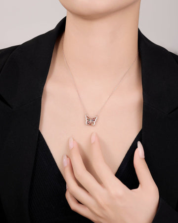 Aurora Wings Butterfly Charm Chain