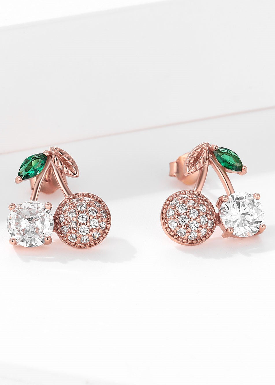 Radiant Dots Silver Swarovski Studs