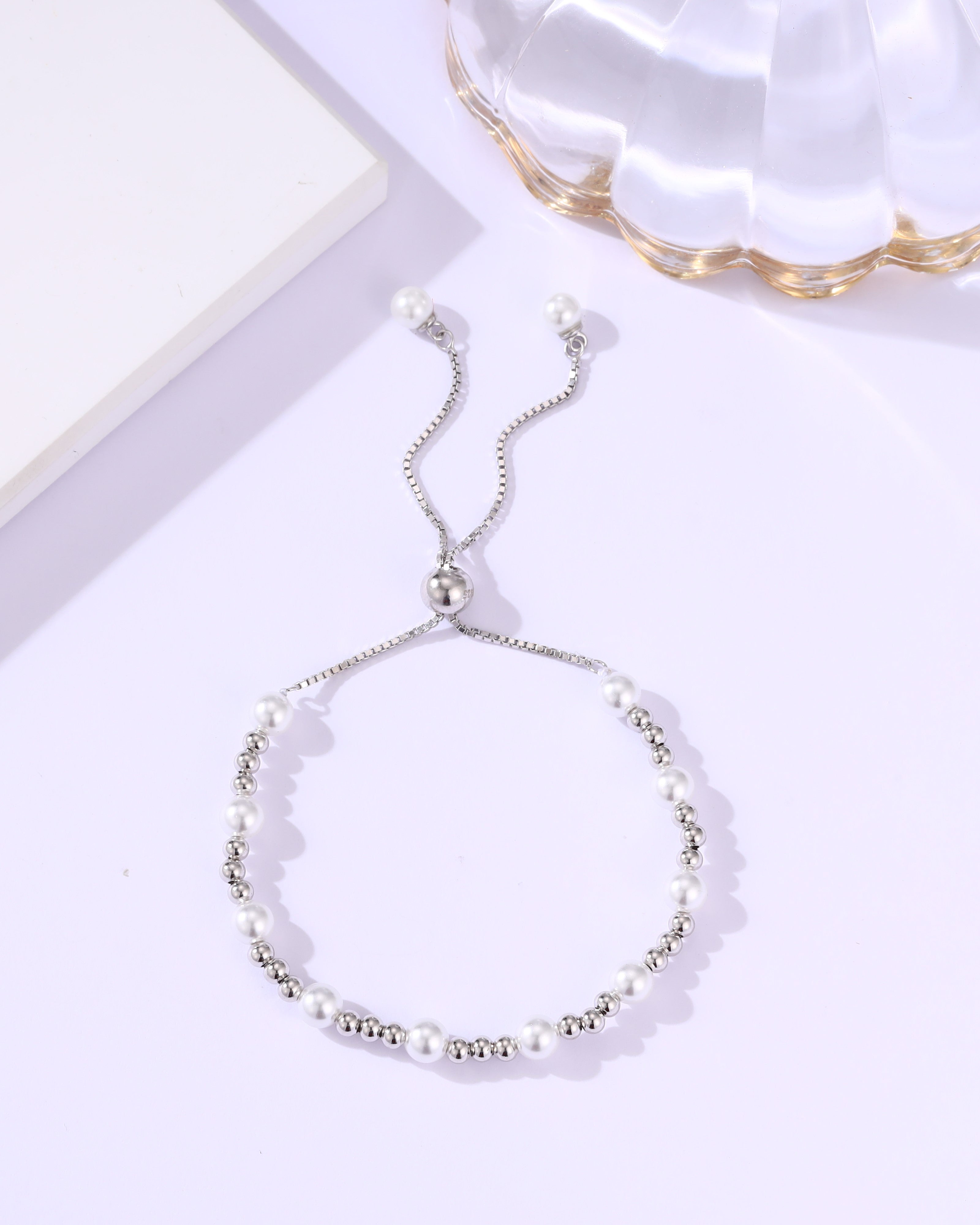 Pearl Glow Adjustable Bracelet