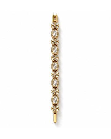 Polki Quatrefoil Link Bracelet