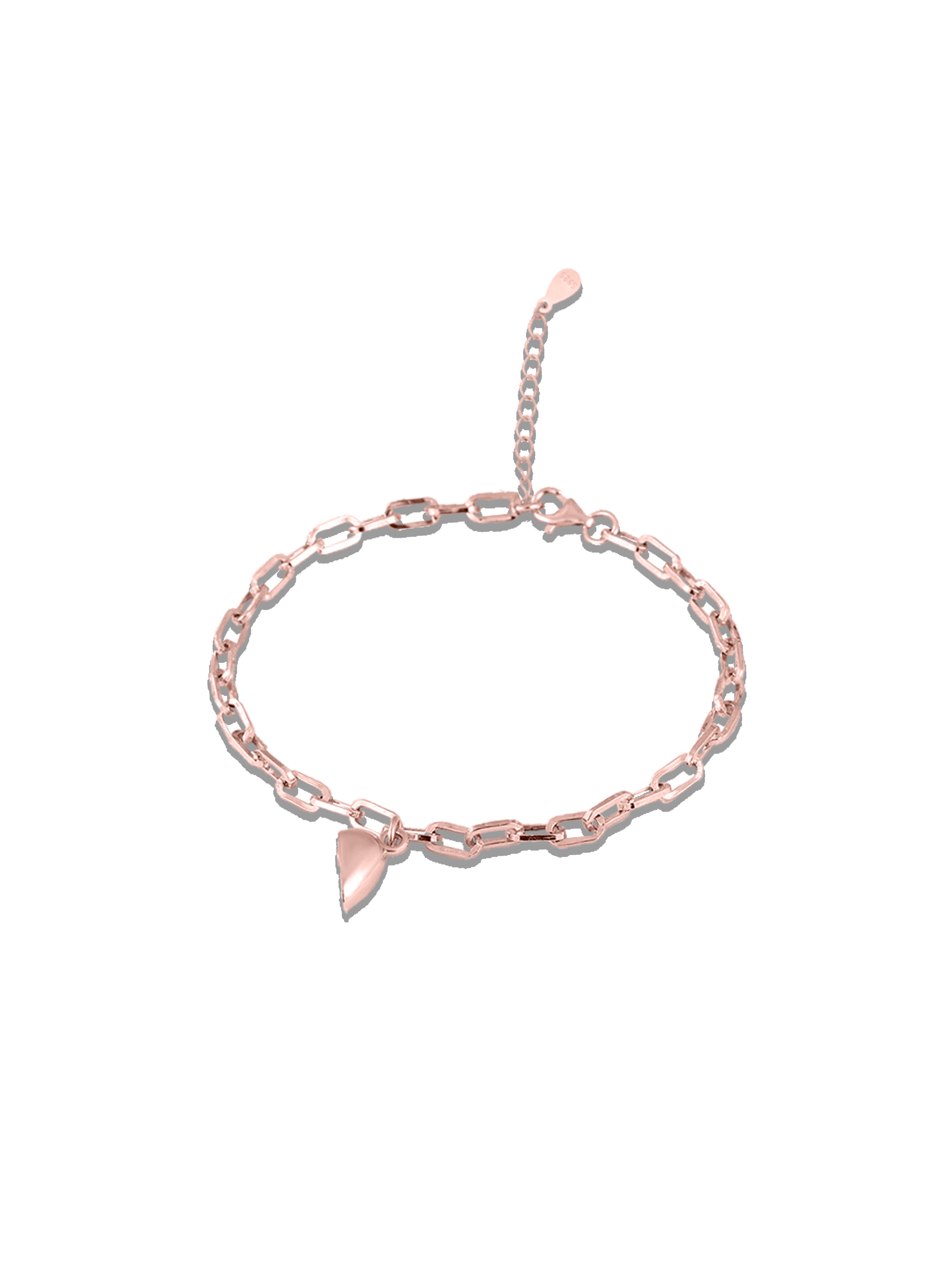 Silver Magnetic Heart Bracelet