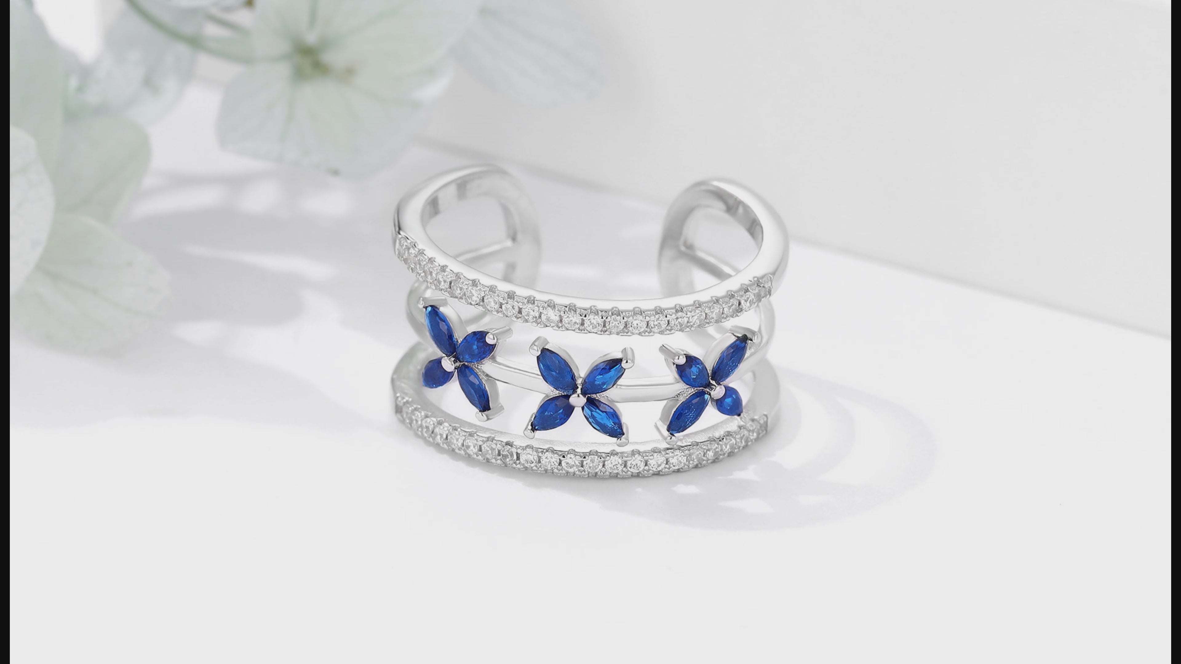 Floral Band Ring