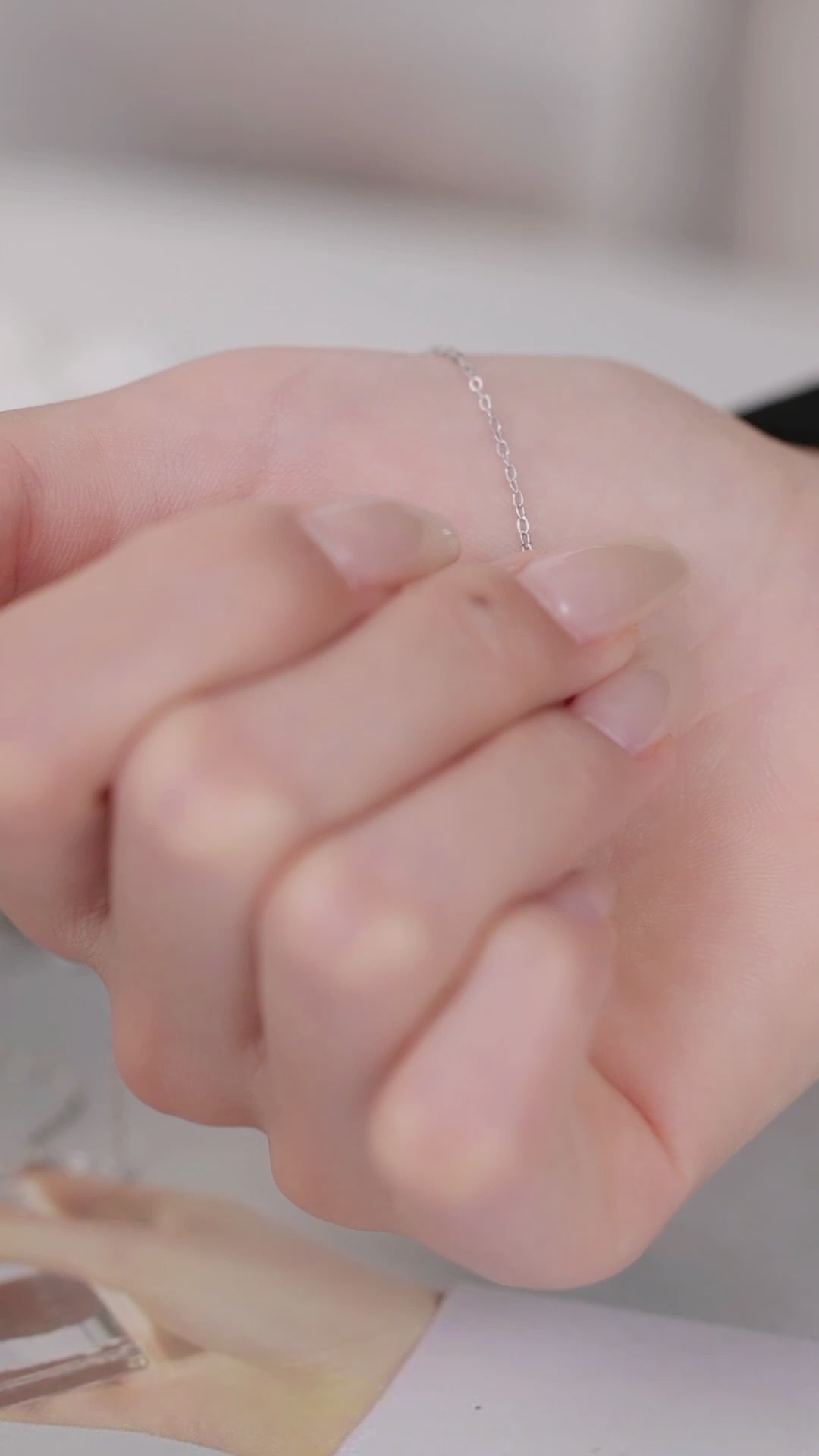 Elegant Gleam Swarovski Charm Chain